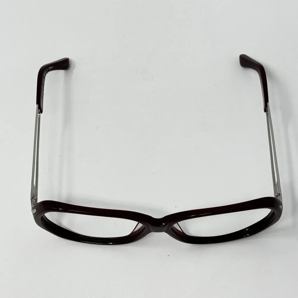 Tura MOD.003 BUR Burgundy Oversized Square Sunglass / Eyeglass Frames 60-13-130